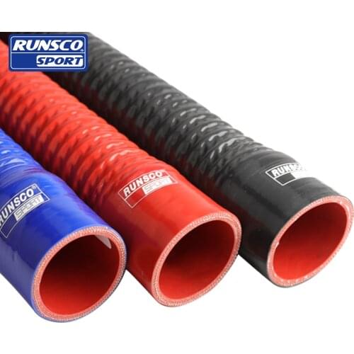 Silicone Flexible Hose for Water Radiator Tube for Air Intake High Pressure High Temperature Rubber Joiner ID 51 57 63mm L 500mm