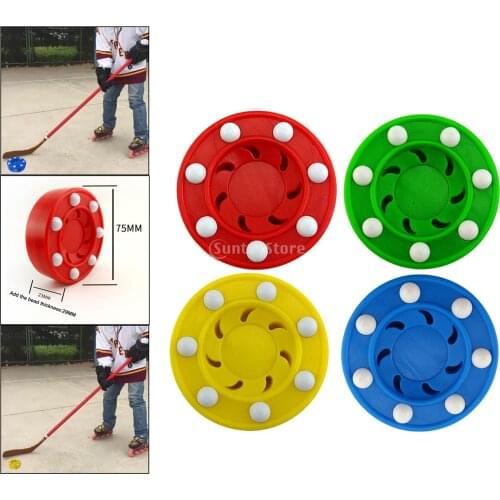 7.5x2.5cm Roller Hockey Puck Official Pucks High Performance Puck 4 Colors