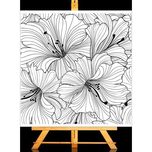 ZhuoAng Greatly Flower Clear Stamps/Card Making Holiday decorations For scrapbooking Transparent stamps