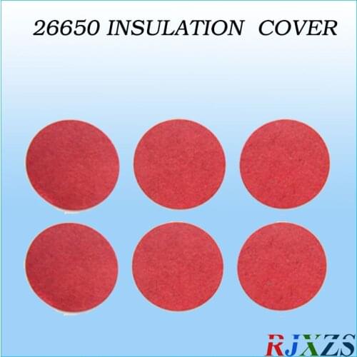 10pcs/alot 26650 insulating cover battery protection cover red cover