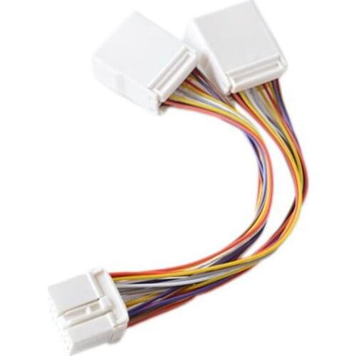 Car Splitter AUX CD Changer Navigation XM Radio Adapter Fit for Honda Accord Civic CRV Odyssey Acura