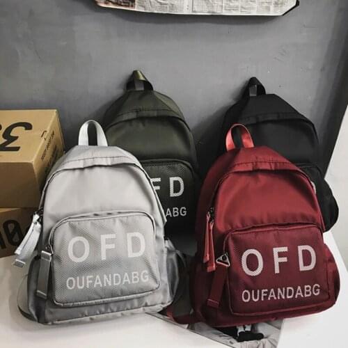 Designer Student Backpack Unisex Fashion Letter Reflective Print Backpack Men Solid Casual Large-Capacity Womens Backpacks 2021