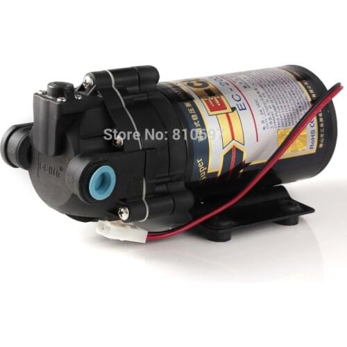E-Chen EC-204-75A 75GPD self priming pump DC 24V water purifier system RO diaphragm booster pump high pressure long lifetime
