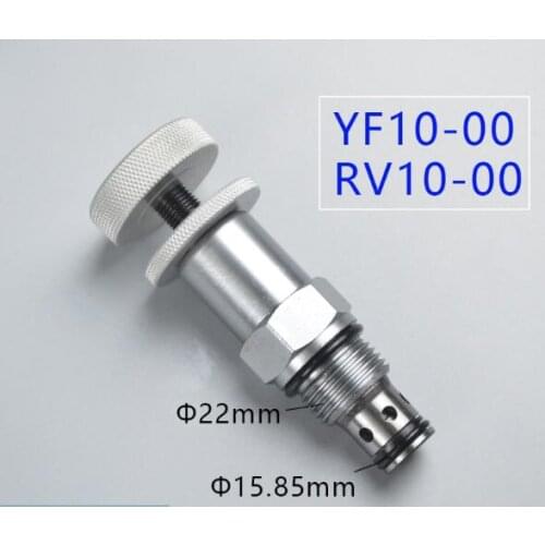 Hydraulic Pressure Regulating RV10-00 Direct-acting Large Handle Screw Inserted Relief Valve YF110-00