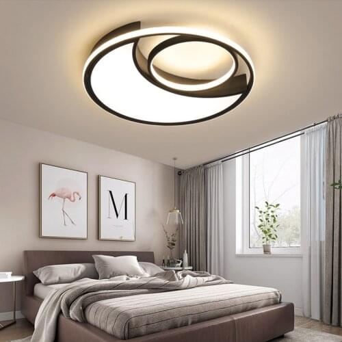 Ring Bedroom Ceiling Light For Kitchen Dining Bed Room Modern Minimalism Led Room Lamp Adjustable Led Ceiling Light Dimmable