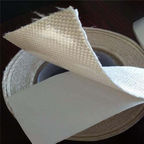 Silica back tape high temperature resistant 800 degree fire insulation tape 5cm*10m