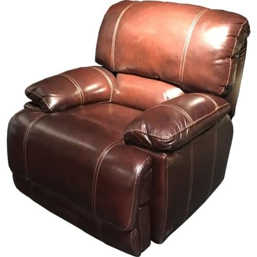 Electric recliner relax massage swivel rocking chair theater living room Sofa bed functional genuine leather couch Nordic modern