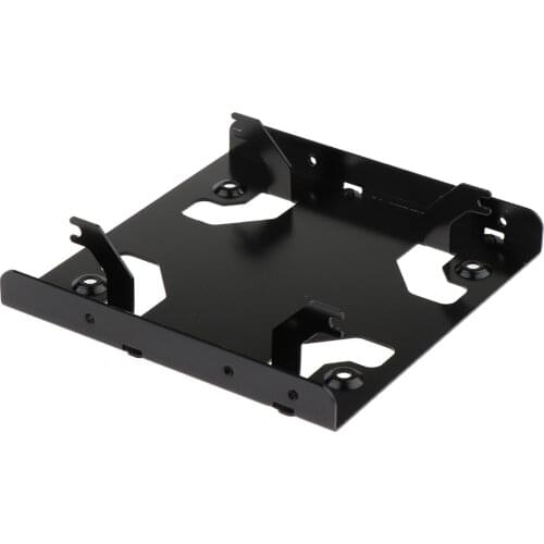2.5 Inch HDD/SSD to 3.5 Inch Dual Internal Hard Disk Drive Mounting Kit Bracket