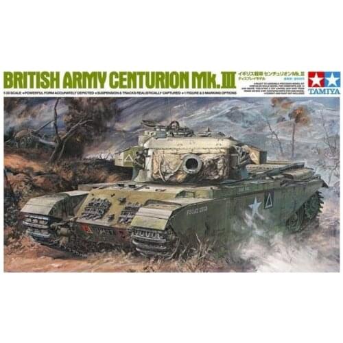 Tamiya 25412 WWII British Army Centurion Mk.III Tank model kit 1/35 rc toy
