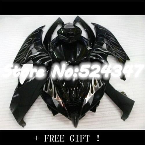 Fairing For Yamaha YZF ZF R6 2006 - 2007 2007 Black Orange Gold Flame Motorcycle Accessories & Parts Fairing YZFR6 07