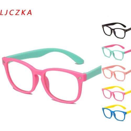 Blue Light Blocking Glasses Kids Anti Blue Light Glasses Children Boys Silicone Flexible Frame Computer Eyewear gafas de sol