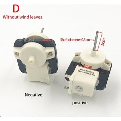 Refrigerator Freezer Cooling Fan Motor Fan Motor Asynchronous Motor for Refrigerator Repair Part Replacement