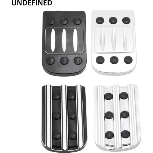 1Pc Motorcycle CNC Large Foot Pegs Footrest Brake Pedal Pad Cover For Harley Touring Electra Street Glide Softail Fat Boy Dyna
