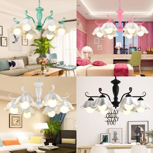 Modern living room chandeliers creative macarons ceramic chandeliers dining room bedroom lamps