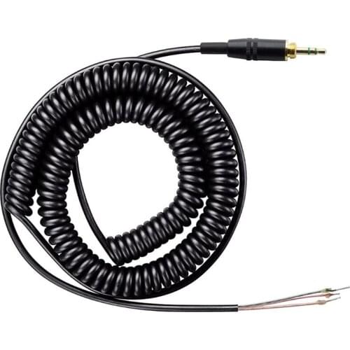 Spring Coiled Repair DJ Cord Cable Replacement for ATH-M50 ATH-M50s SONY MDR-7506 7509 V6 V600 V700 V900 7506 Headphones