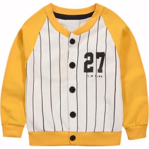Spring Autumn Children 1-8 Years Kids Boy Girl Long Sleeve Crew Neck Stripe Sweatshirts Blouse Outfits 2021