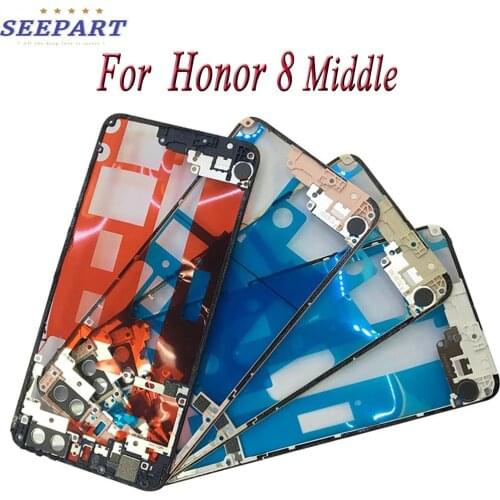 For Huawei Honor 8 Middle Frame Rear Bezel Plate Chassis Housing With Double-Sided Adhesive Honor 8 Middle Frame Replacement