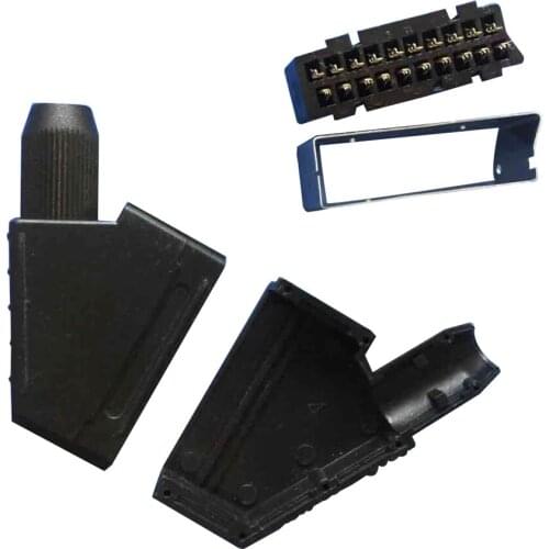 100 set a lot Scart JP21 plug 21 pin male connector Connect Port Socket Interface Connector slot for S-N-E-S AV cable