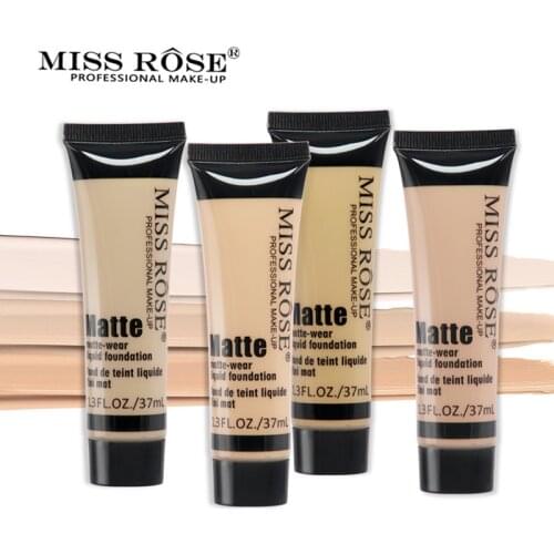 2019 Miss Rose Face Concealer Makeup Natural Moisturizer Brighten Professional Base Concealer Liquid Foundation Primer