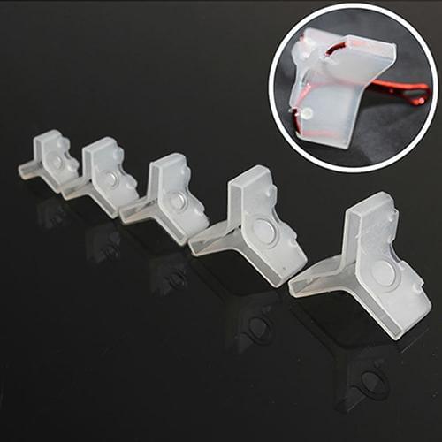 50Pcs Fishing Treble Hooks Holder Covers Case Bonnets Caps Protector Set