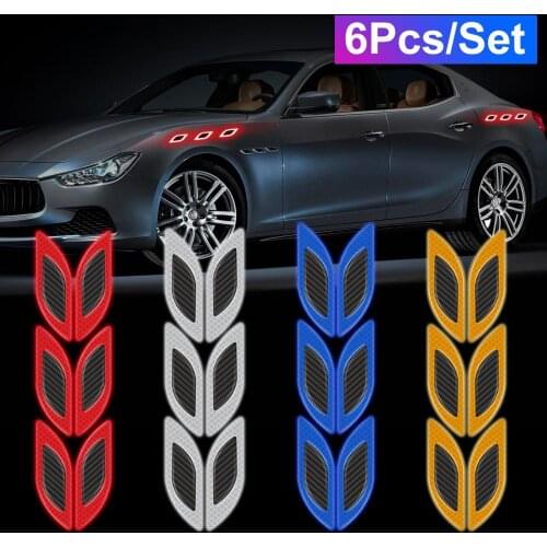 Carbon Fiber Car Sticker Reflective Strips for KA Territory FLEX Transit Super Duty Atlas F-150 F250 F350 F450