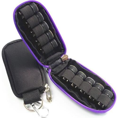 10 Bottles Essential Oil Case Protects for 1ml 2ml Rollers Essential Oils Bag Travel Carrying Storage Bag Organizer Dropshipping