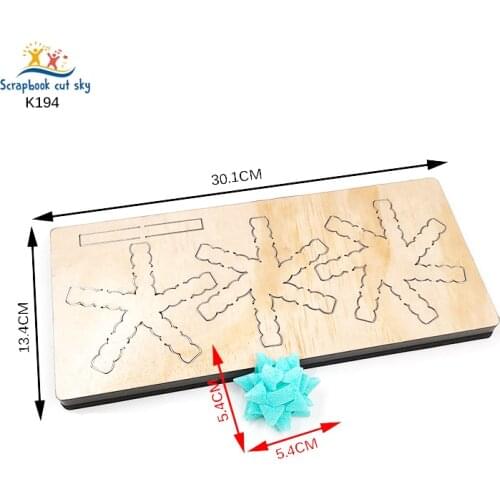Bow DIY K194 Muyu Wooden Mold Scrapbook Cutting Dies Suitable For Market General Machines