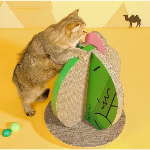 Cactus Cat Scratch Pad Cat Scratch Pad Corrugated Paper Cat Scratcher Cat Litter Assembly Vertical Cat Claw Board Pet Supplies