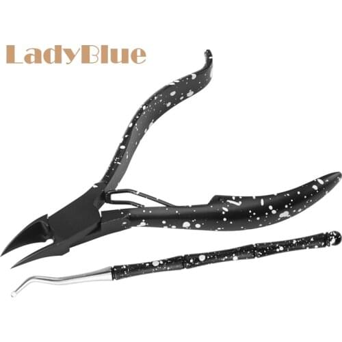 Manicure Sets Nail Scissor Cuticle Tool Toenail Ingrown Pedicure Nail Clipper Cuticle Nipper Dead Skin Remover Edge Cutter