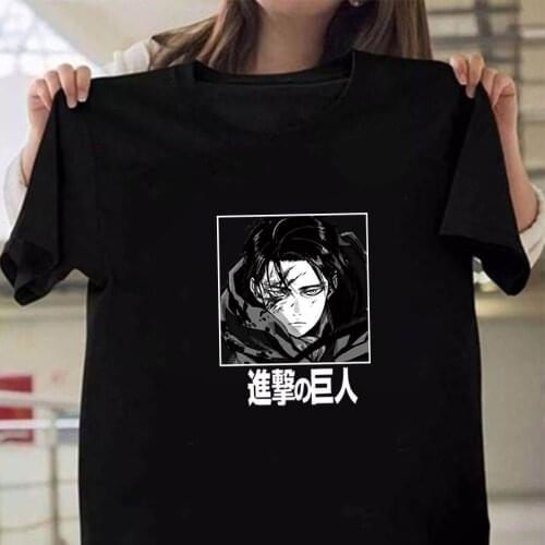 Attack on Titan T-shirt Fashion Hot Anime Short Sleeve Man and Woman