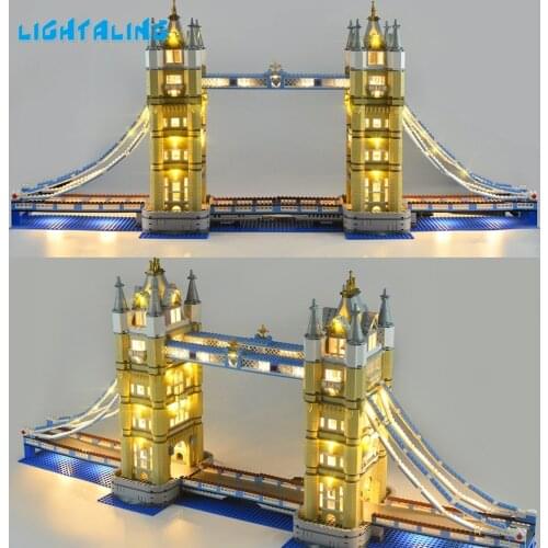 LIGHTALING LED Light Set For 10214 London Tower Bridge Compatible With 17004 30001 88004 , NO Blcoks Model