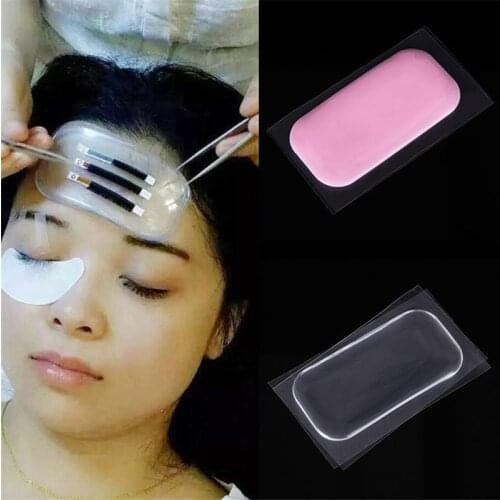 Eyelashes Grafting Tools Fake Eyelash Silicone Pad False Eyelashes Holder Isolated Patches Maquiagem Forehead Pads Makeup Tools