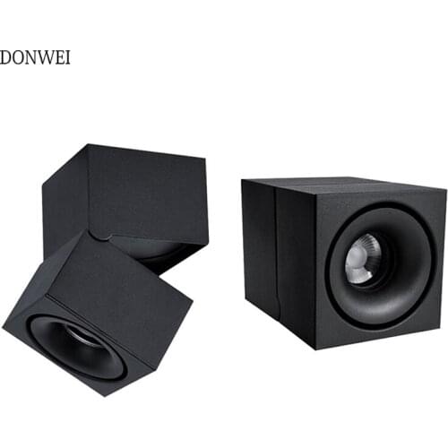 Surface Mounted Ceiling Lights Foldable and Rotatable Ceiling Lamp COB Indoor Spot Lighting Fixtures for Showcase livingroom