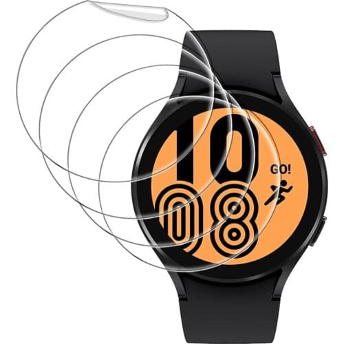 HD Transparent Flexible TPU Film for Samsung Galaxy Watch 4 44mm 40mm Screen Protector for Galaxy Watch 4 Classic 46mm 42mm