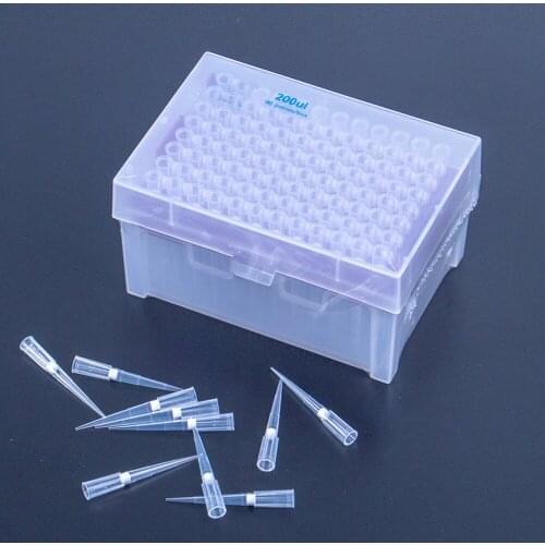 Regular Pipette Tips without Filter 10ul with extended length Universal Sterile 96pcs*50boxes
