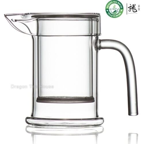 Clear Glass Teapot With Lid & Infuser Tea Mug Kungfu Tea Maker 230ml 7.8 oz