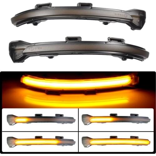 For VW Golf 7 7.5 MK7 R GTI GTD Jetta 2019-2020 Sportsvan Touran L Dynamic LED Blinker Side Marker Turn Signal Light Lamp