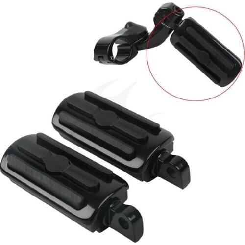 Universal Motocycle 10mm Highway Foot Pegs Footrests For Harley Touring Chopper Softail Dyna Sportster 1100 1000 Road Glide