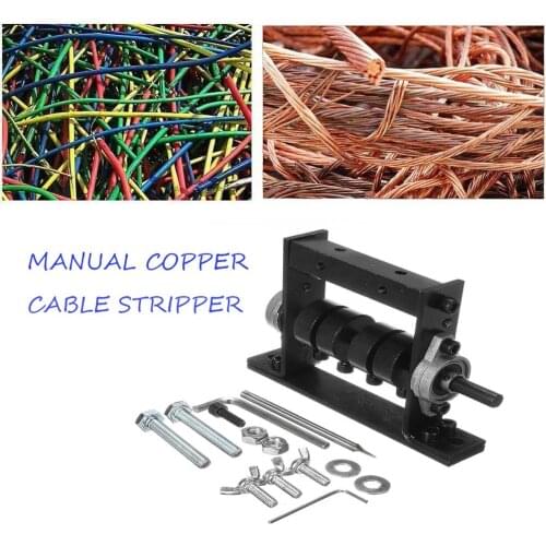 1-30mm Manual Wire Stripping Machine Waste Wire Stripping Machine Scrap Cable Peeling Machine Cabel Strip Steel Wire Stripper