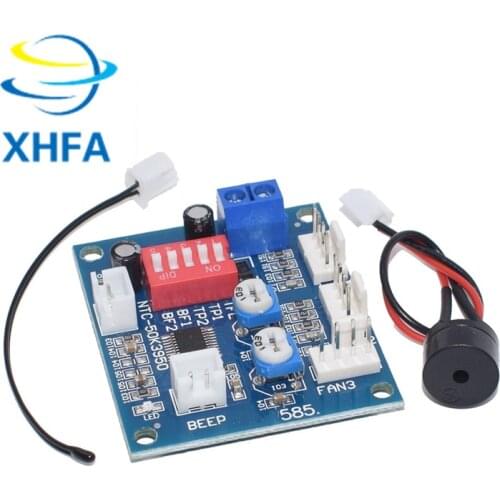 1PCS DC 12V 5A PWM PC CPU Fan Temperature Control Speed Controller Board Speed Controller Temperature Probe Buzzle
