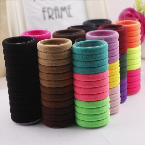 24pcs/lot Elastic Hair Band Seamless Hair Tie Hair Rope Hair Scrunchies Ponytail Holder Headband No Trace Gum Hair Accessories