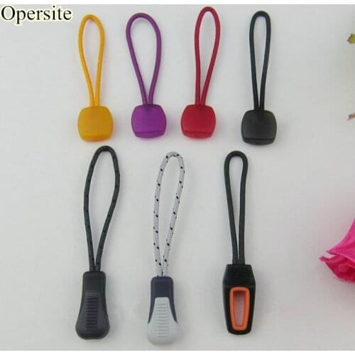 25 x waterproof Plastic Zipper Pull Cord*Zip Puller*Zip Fastener*zip slider*zipper replacement outdoor clothes free shipping