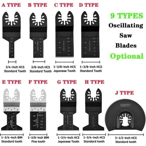 5/10Pcs/Set Universal Carbon Steel Multi Tool DIY Oscillating Saw Blade for Dremel Fein Multimaster Makita Mix Multi Tool Blades