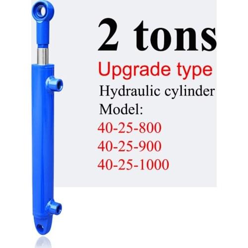 800-1000mm Stroke Upgraded Hydraulic Cylinder Small Bidirectional Lifting Top Accessories Hydraulic Tool 2 Tonnage Hydraulic Ram