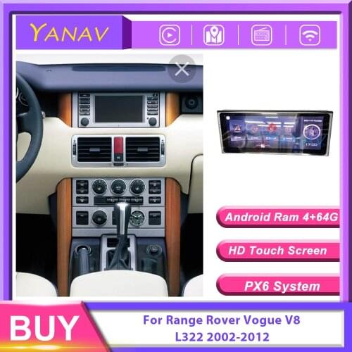 Android Car radio GPS Navigation For Range Rover Vogue V8 L322 2002-2012 Car Stereo Receiver Audio Multimedia Player Head Unit