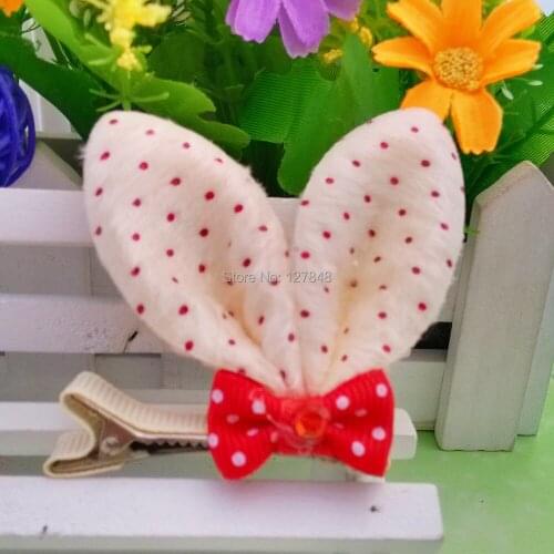 Free Shipping Fashion Pet Accessories Rabbit Ear Dog Hair Accessories pet grooming 50pcs/lot