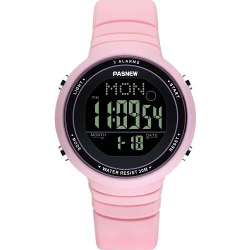 Fashion Pink Watch Women Led Digital Watches Multifunctional Electronics Wristwatches Ladies Sports Watches Pasnew reloj mujer