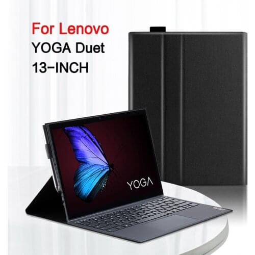 Case For Lenovo Yoga Duet 13 inch Protective Cover PU Leather For New 2020 Lenovo Yoga Duet 13" Tablet Laptop Protect Skin Case
