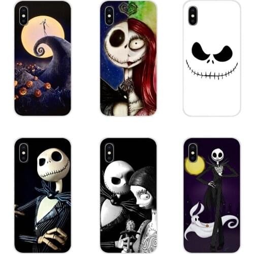 Anime The Nightmare Before Christmas For Xiaomi Mi4 Mi5 Mi5S Mi6 Mi A1 A2 5X 6X 8 9 Lite SE Pro Mi Max Mix 2 3 2S Phone Bag Case