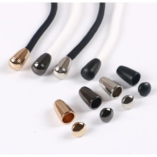 Water drop shape alloy cord end rope ends lid lock Toggle cord stopper Clip for Clothes Bag Sportswear Shoelace Rope Parts